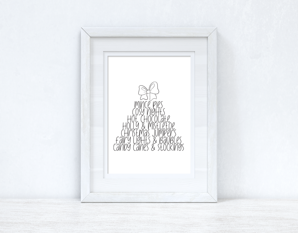 Mince Pies Christmas Seasonal Winter Wall Home Decor Print-1