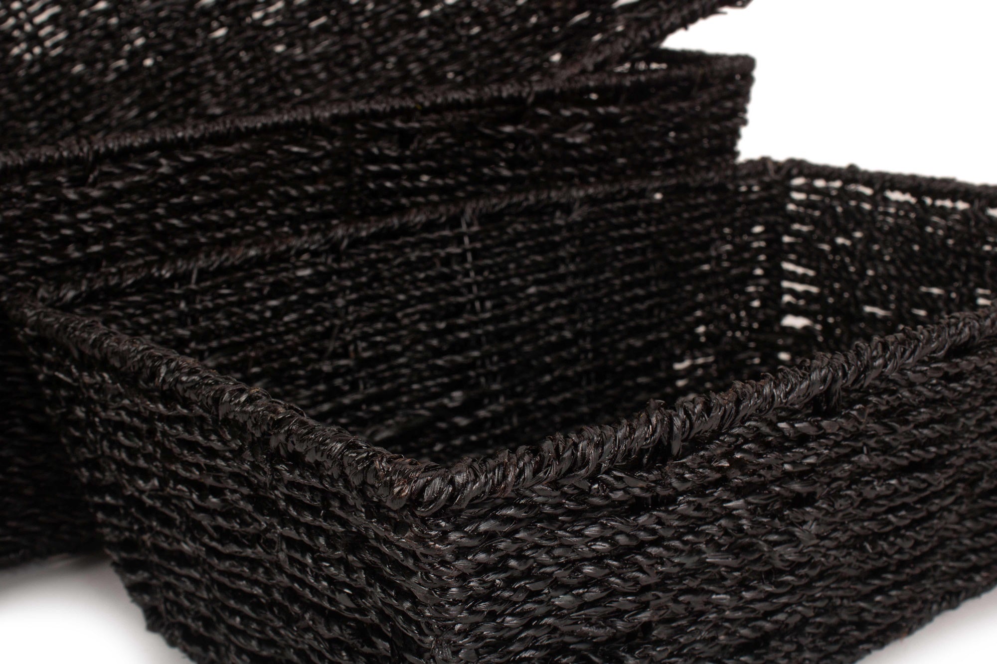 Black Paper Rope Display Tray-2
