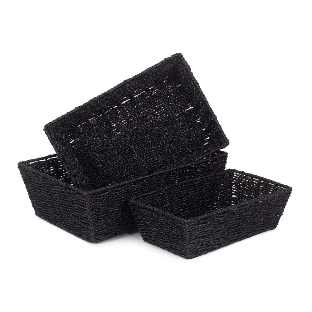 Black Paper Rope Display Tray-0