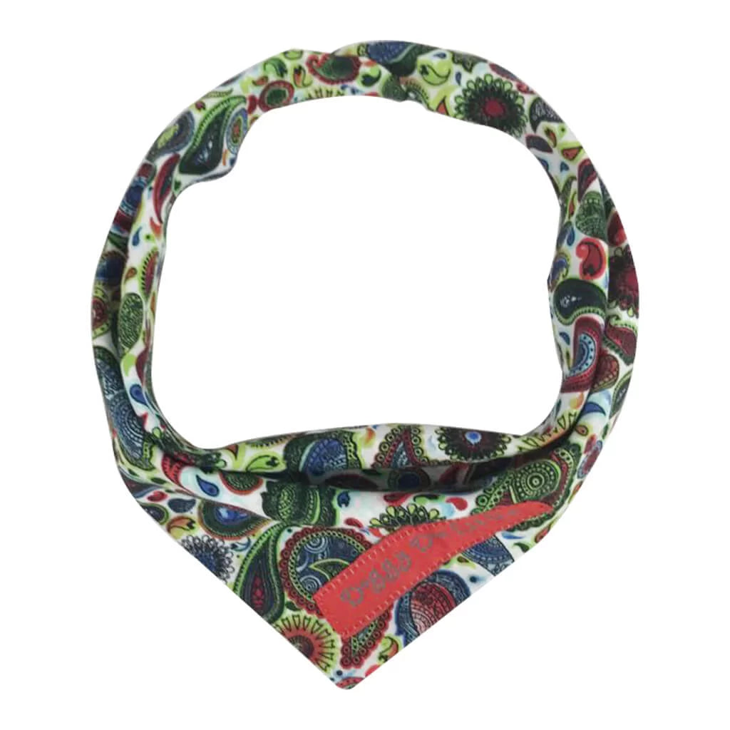 Peacock Dog Bandana by Doggy Doo Little-0