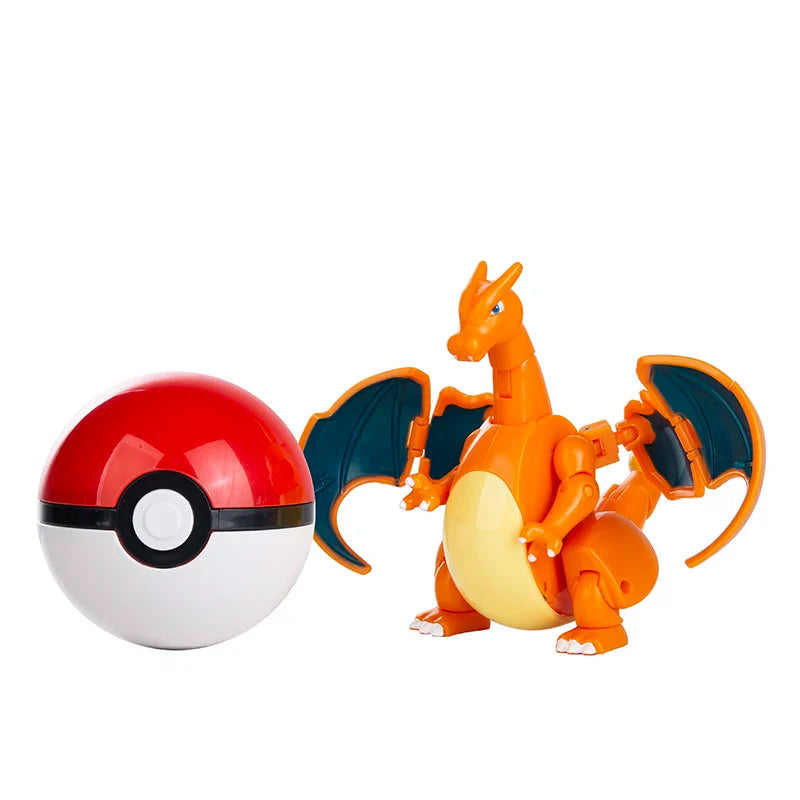 Pokemon Anime Figures Charizard Pikachu Gyarados Toy Mode-16