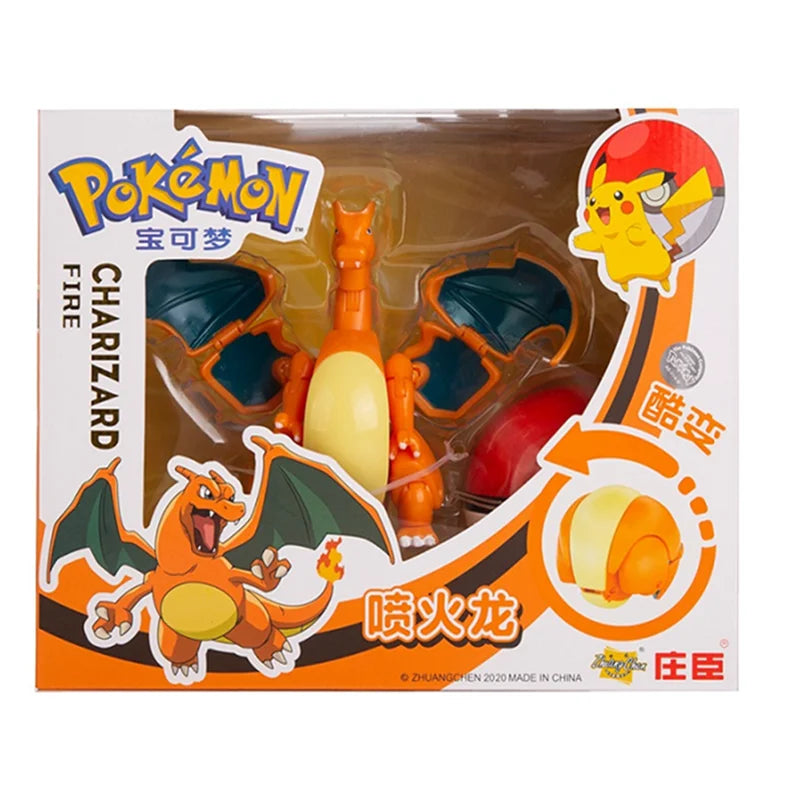 Pokemon Anime Figures Charizard Pikachu Gyarados Toy Mode-33