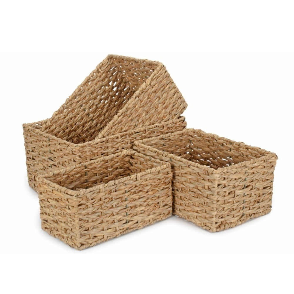 Thatch Grass Woven Storage Basket-0