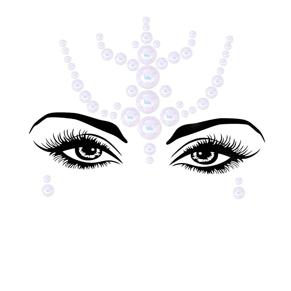 1pcs Festival Face Jewels Crystal Body Stickers Make Up Face Gems Glitter Rhinestones Face Sticker for Festival Party Dress Up-21