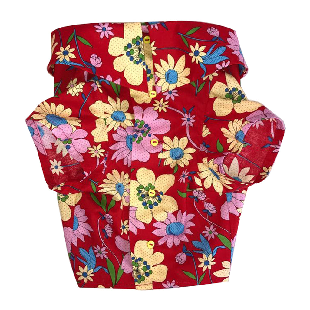 Hawaii Bloom Dog Shirt by Doggy Doo Little-0