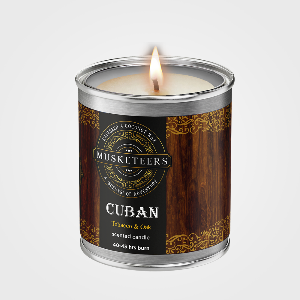 Cuban - Tobacco & Oak Scented Candle-0