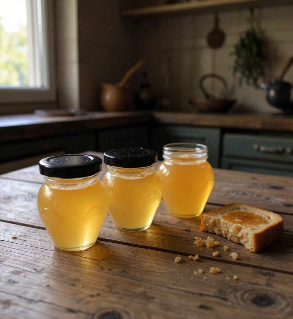 Pure Raw Honey in a 100g Jar of Honey - Spring 2025 - not Pasteurised or Heated - Lincolnshire Hives in the Wolds AONB (Copy)-0