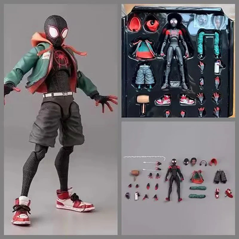 Spider-Man Miles Morales Anime Statue Toy-0