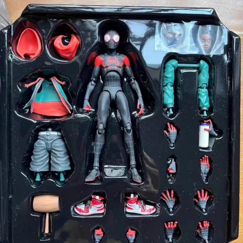 Spider-Man Miles Morales Anime Statue Toy-1