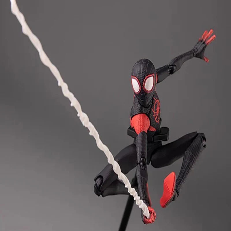 Spider-Man Miles Morales Anime Statue Toy-3