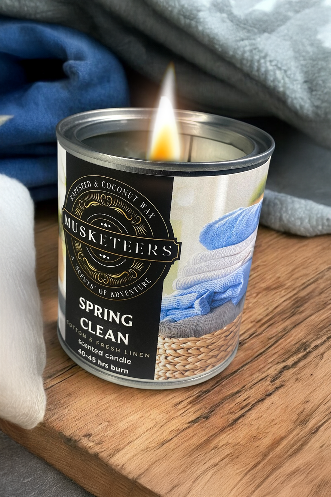 Spring Clean Candle  – Cotton & Fresh Linen-0