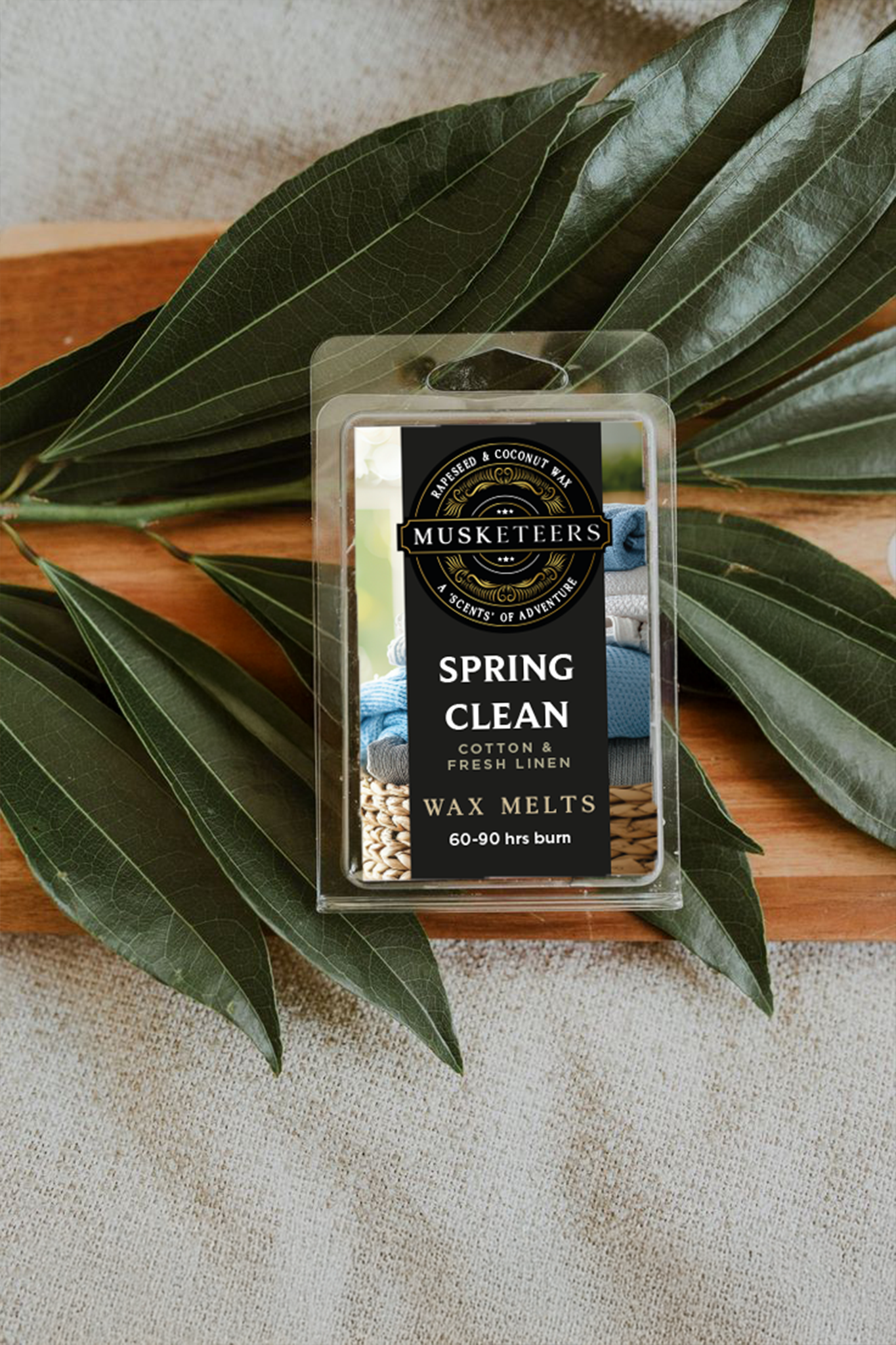 Spring Clean Wax Melts - Cotton & Fresh Linen-0