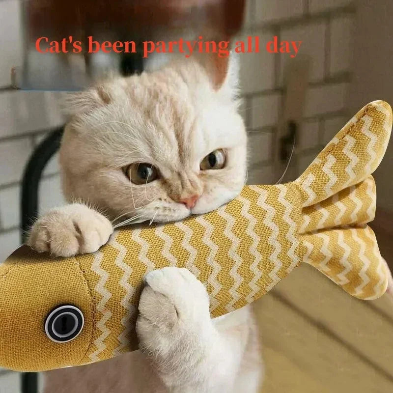 Vibrant Fish Crinkle Catnip Toys-0