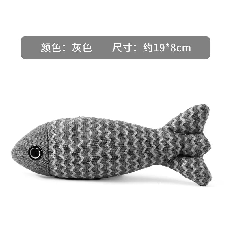 Vibrant Fish Crinkle Catnip Toys-6