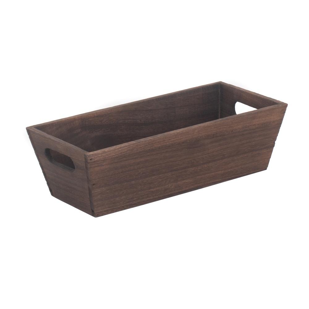 Dark Wooden Packing Trough-0