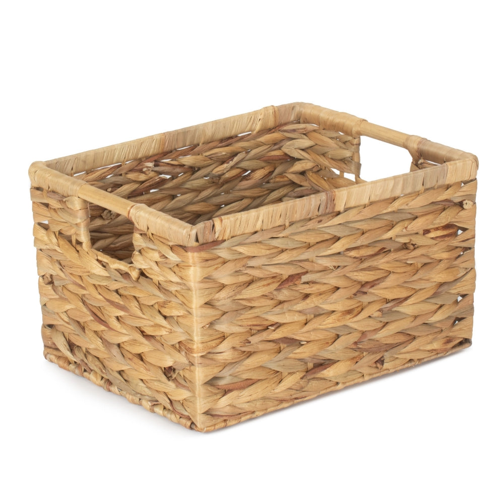 Nordic Water Hyacinth Storage Basket-4