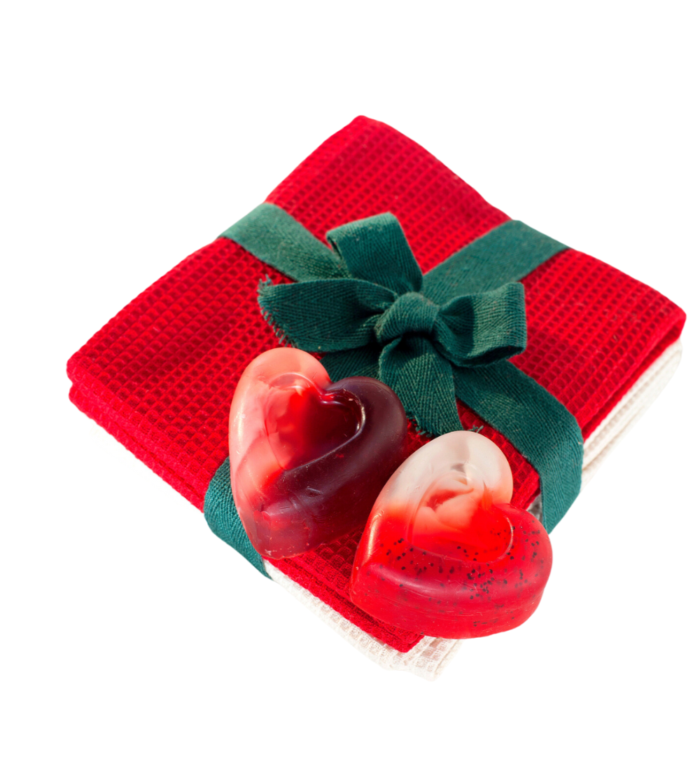 Heart Shampoo Bar in Watermelon with Shea Butter, Liquid Gold Argan Oil and Vitamin B5-0