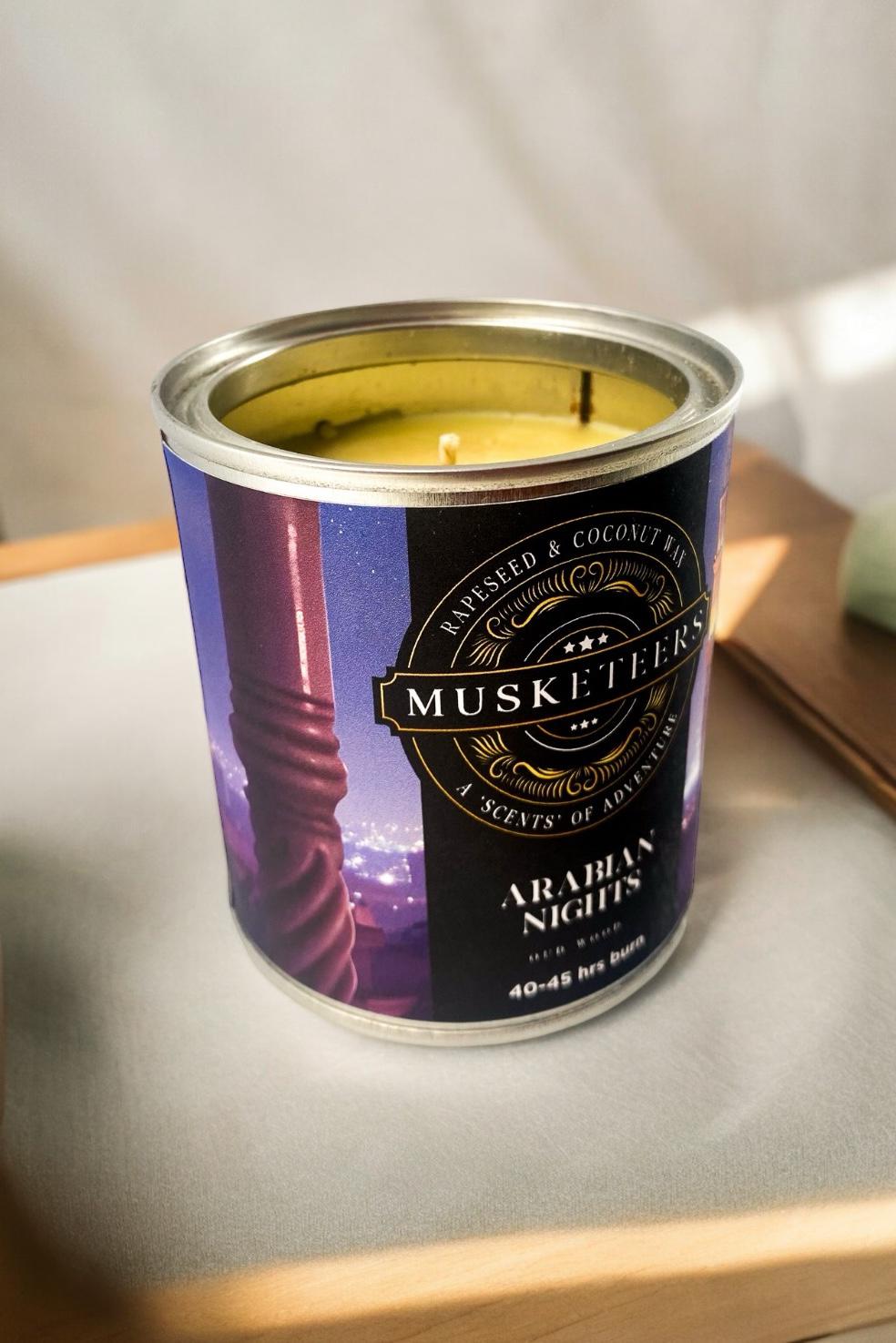 Arabian Nights - Oud Wood Scented Mini Candle-1