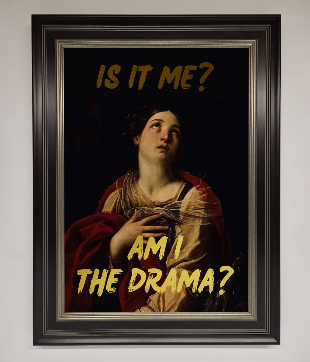 Am I The Drama Foil Print-4