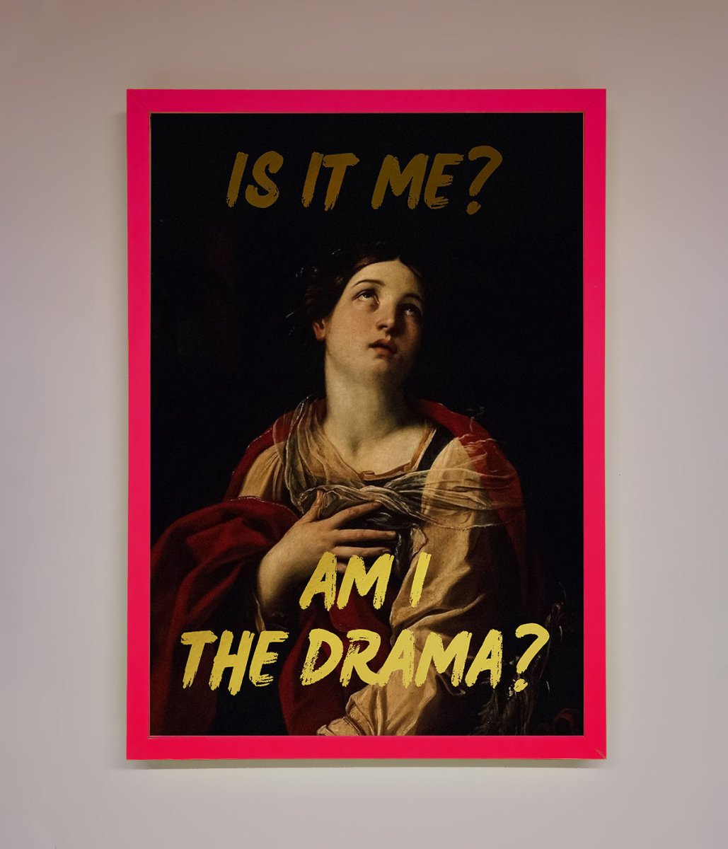 Am I The Drama Foil Print-13