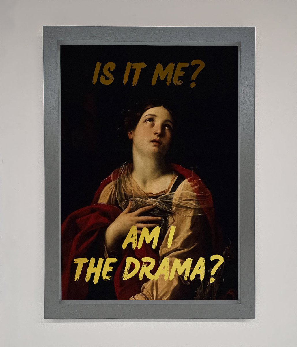 Am I The Drama Foil Print-9