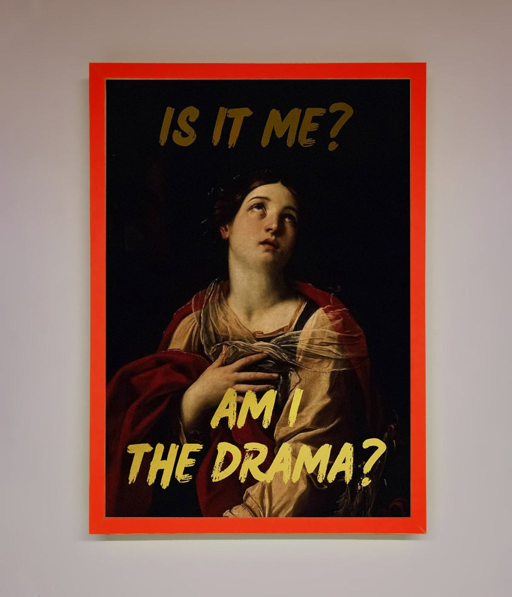 Am I The Drama Foil Print-14