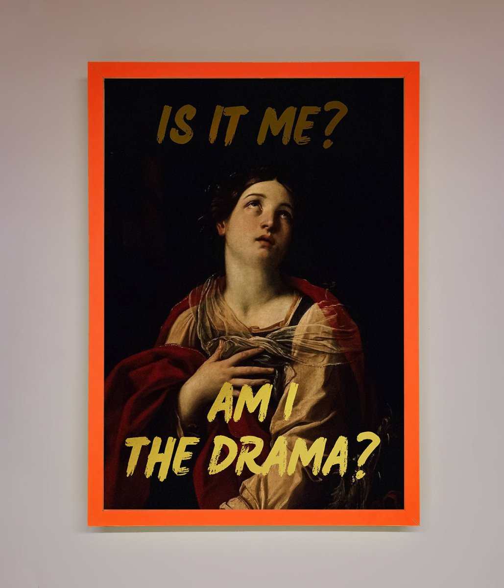 Am I The Drama Foil Print-10