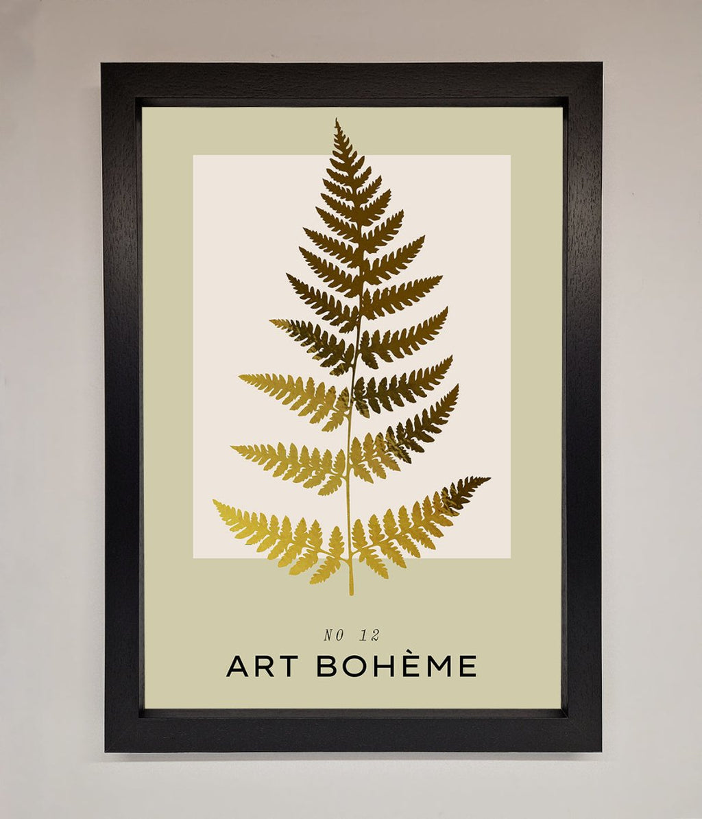 Art Boheme Leaf Foil Print-5