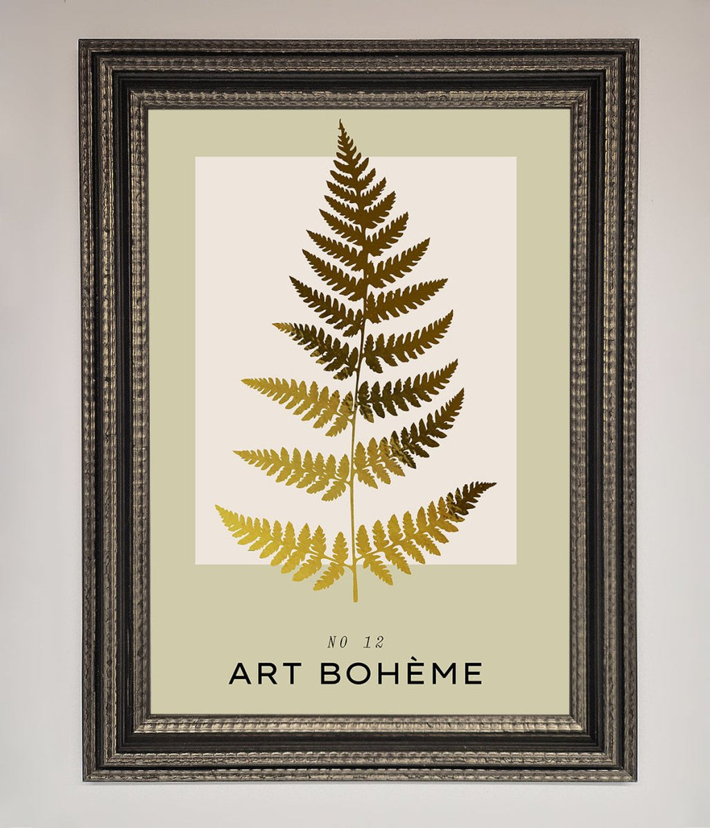Art Boheme Leaf Foil Print-17