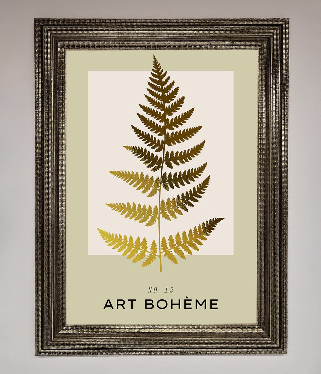 Art Boheme Leaf Foil Print-16