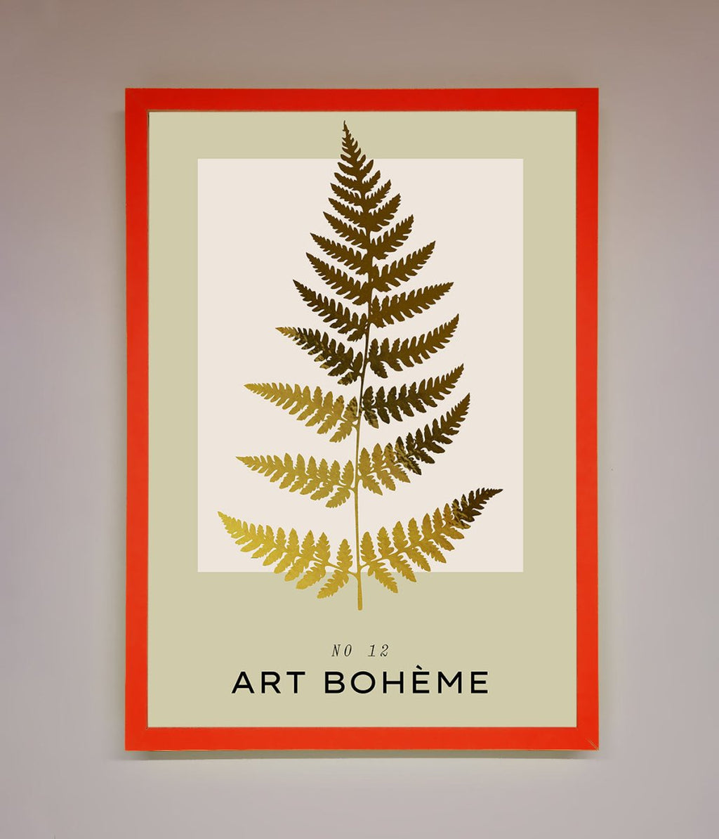 Art Boheme Leaf Foil Print-14