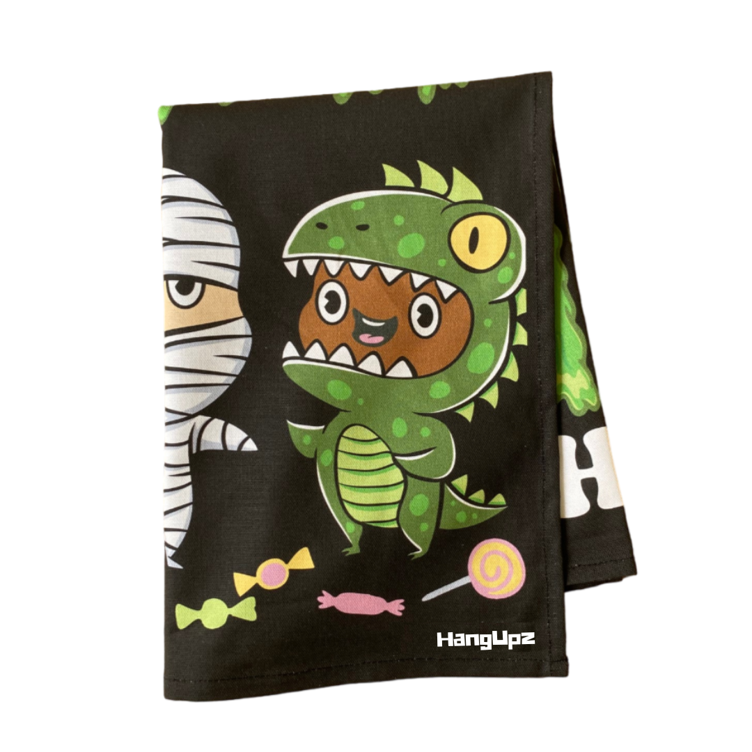 HANGUPZ Happy Halloween Sign Door-Hang Original Large Hanging Halloween Decoration Gift For Boys Girls-3