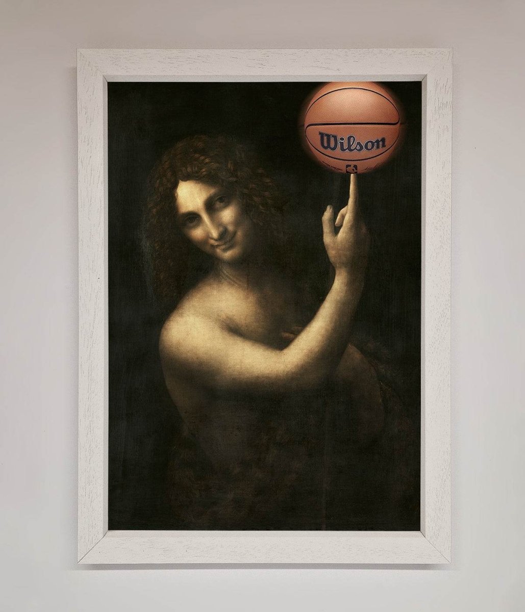 Basketball Renaissance Altered Framed Print-2