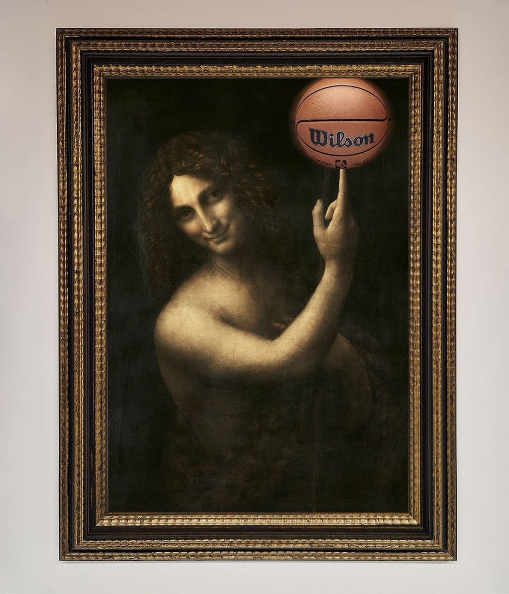 Basketball Renaissance Altered Framed Print-18