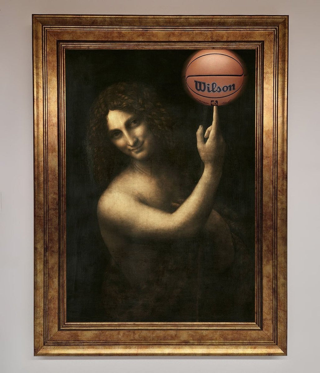 Basketball Renaissance Altered Framed Print-7