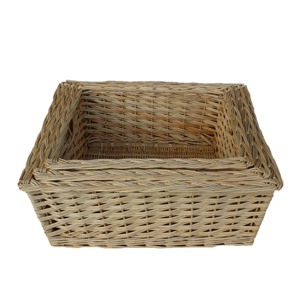Buff Willow Kitchen Wicker Storage Basket-1