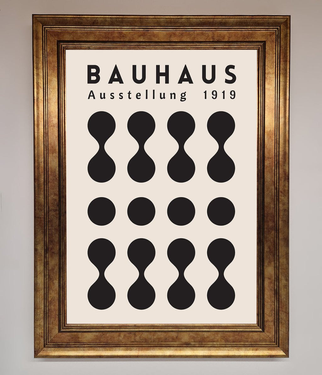 Bauhaus Black 1919 Framed Wall Art-7