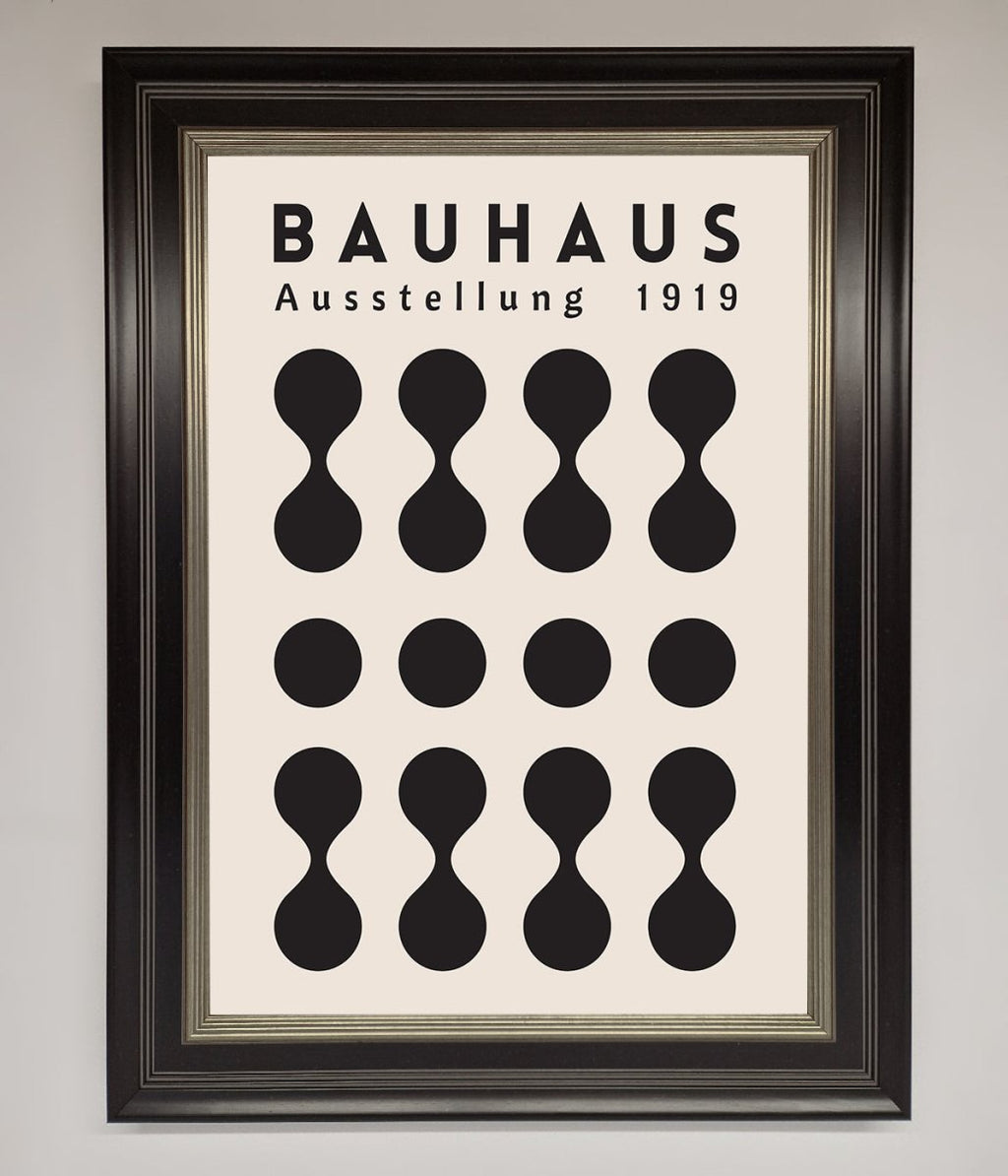 Bauhaus Black 1919 Framed Wall Art-11