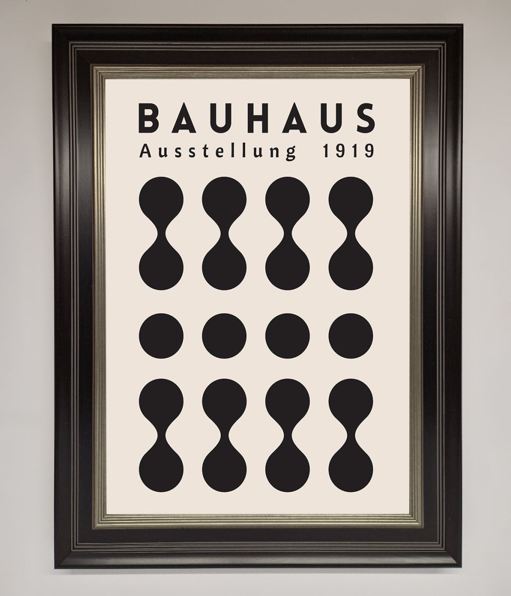 Bauhaus Black 1919 Framed Wall Art-11