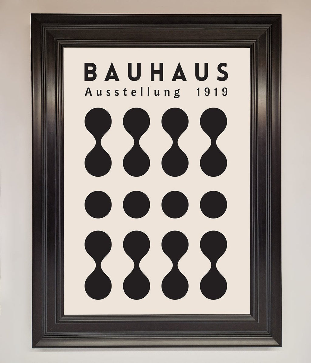 Bauhaus Black 1919 Framed Wall Art-10