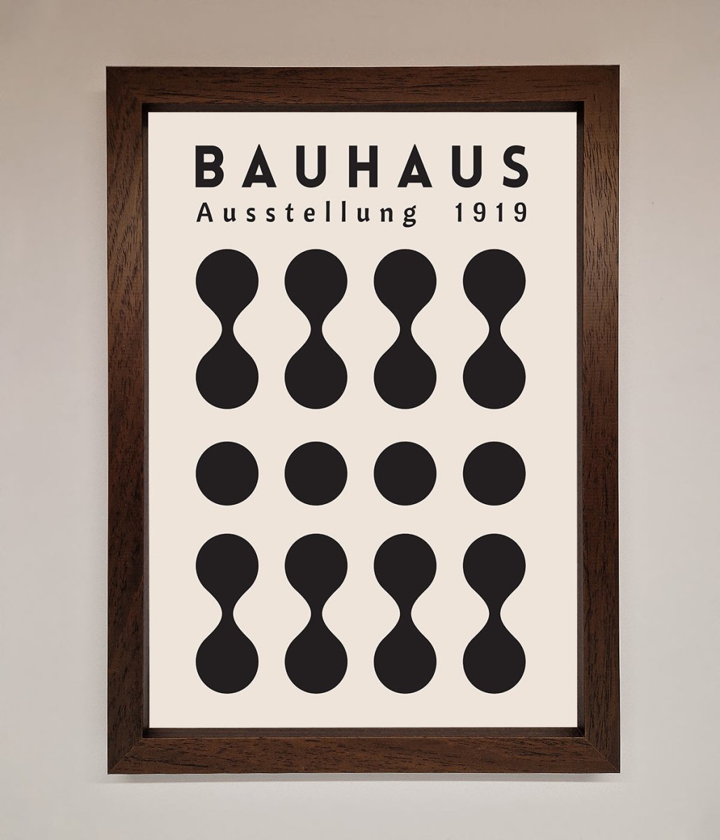 Bauhaus Black 1919 Framed Wall Art-4