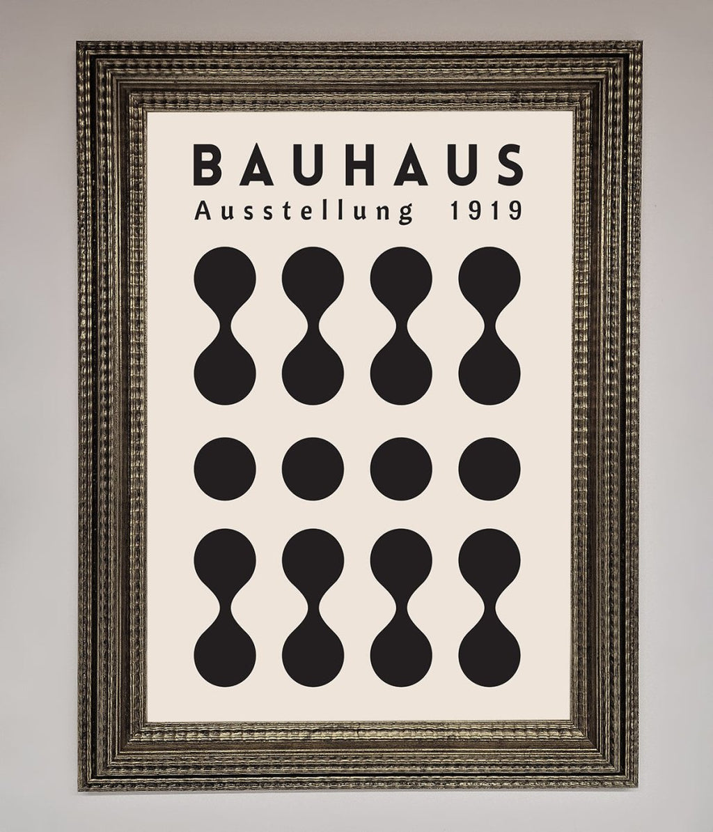 Bauhaus Black 1919 Framed Wall Art-5