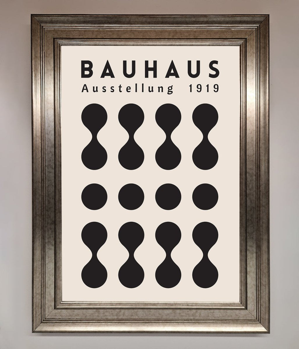Bauhaus Black 1919 Framed Wall Art-9