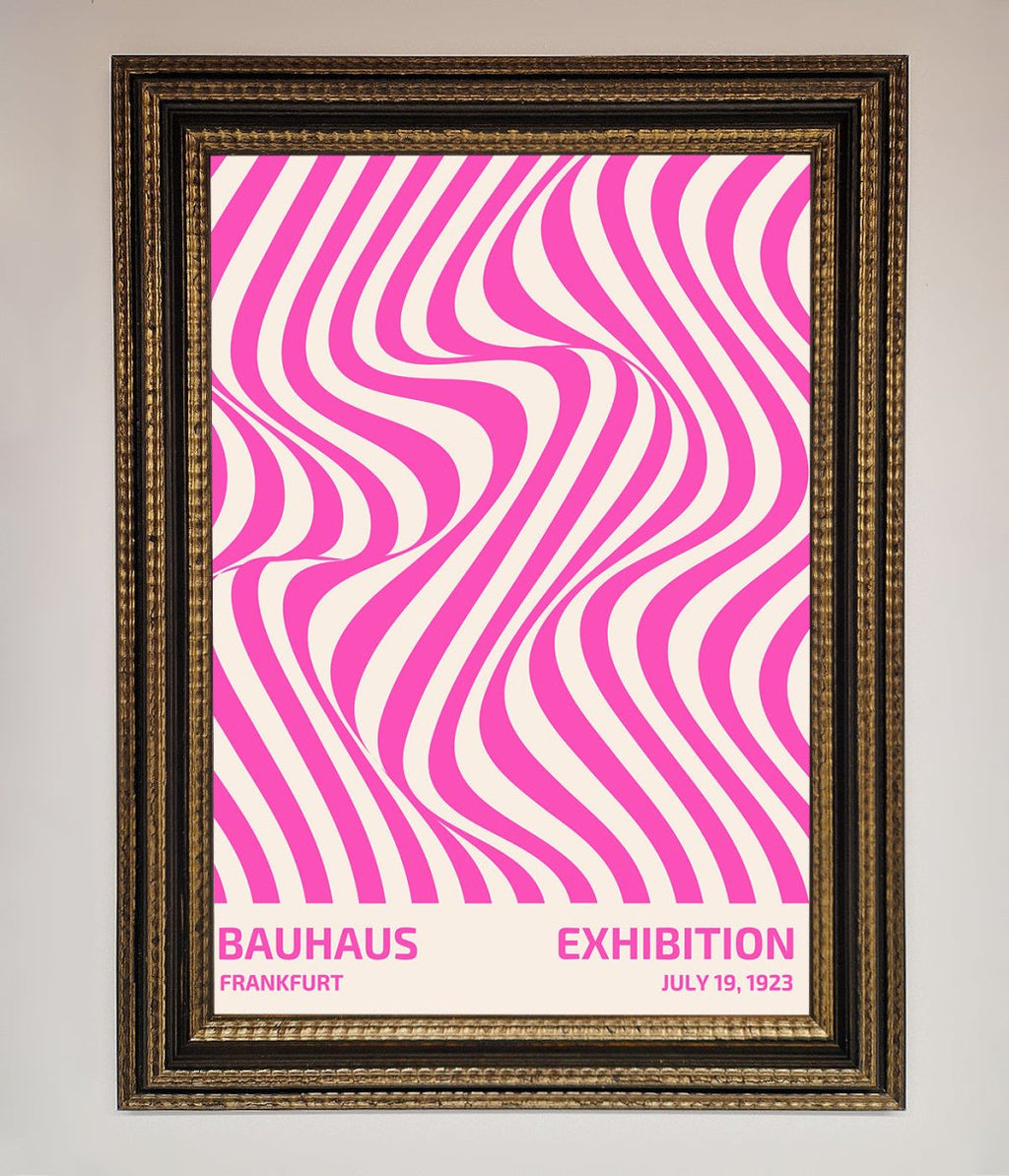 Bauhaus Pink Expedition Framed Wall Art-11