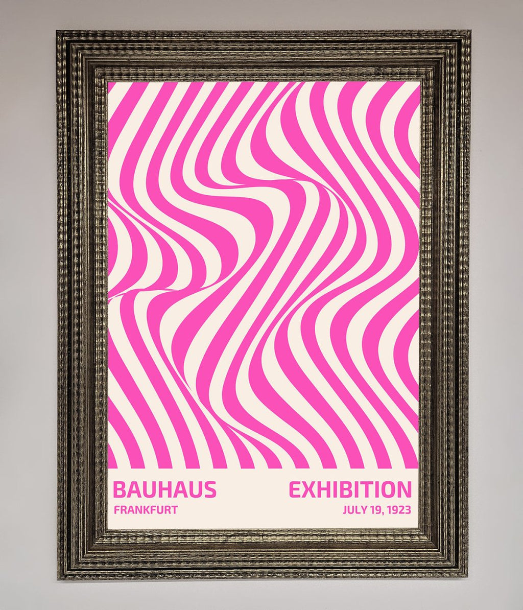 Bauhaus Pink Expedition Framed Wall Art-10