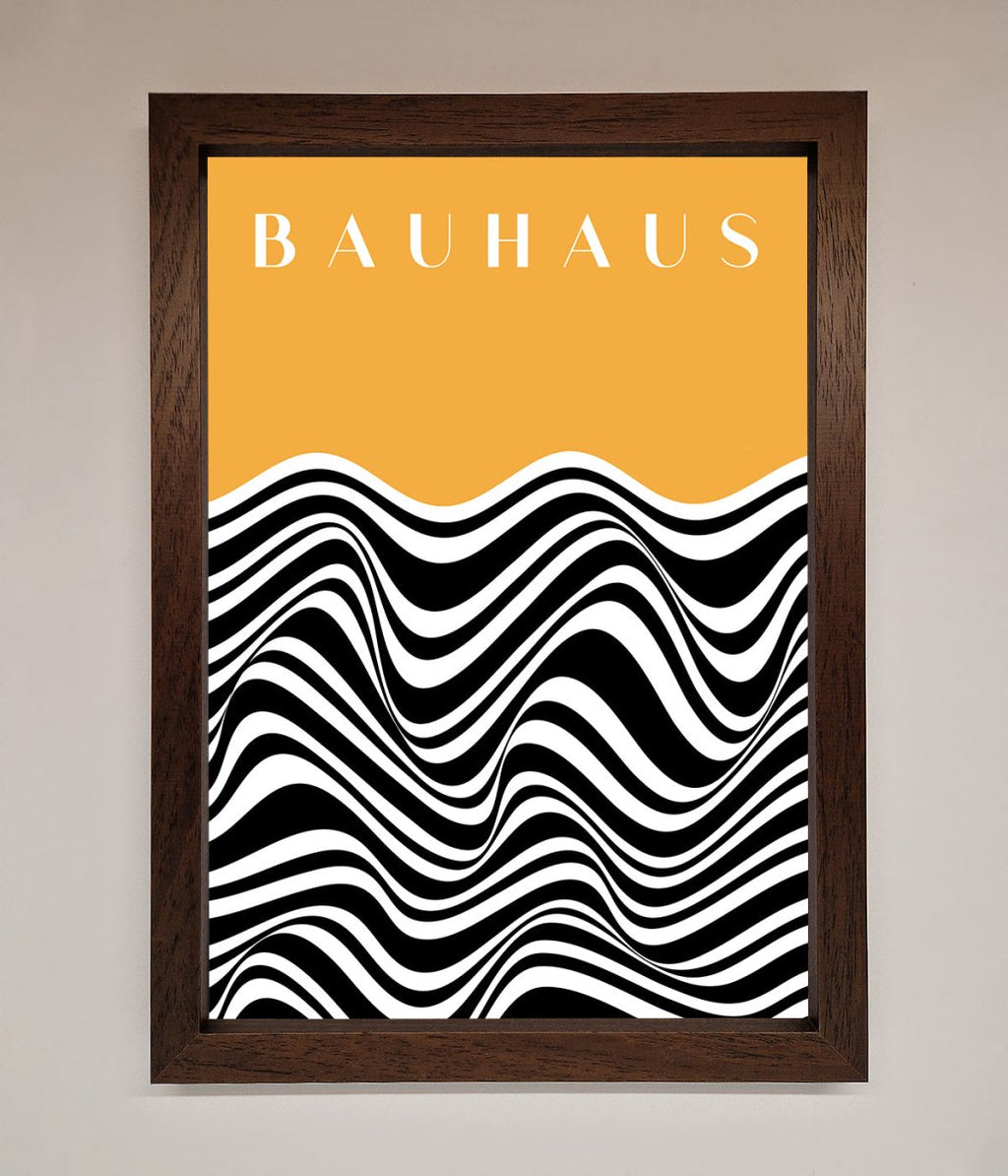 Bauhaus Yellow Framed Poster-4