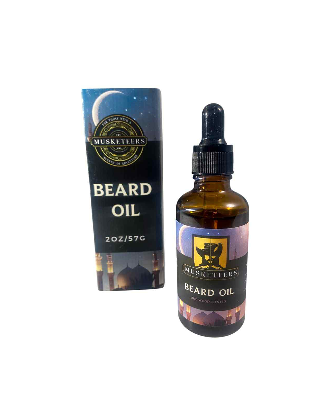 Oud Wood Scented Beard Oil-0