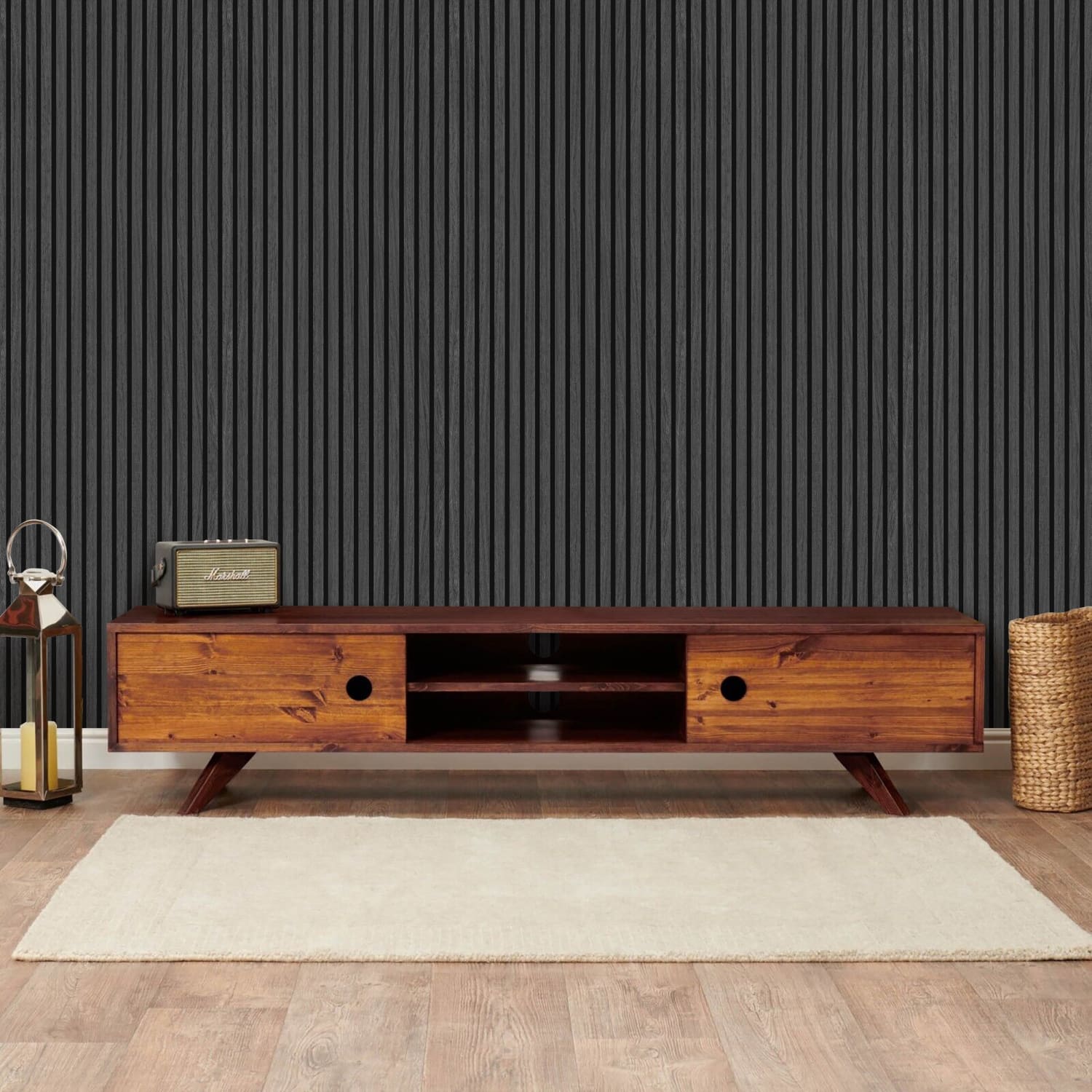 Black Oak Acoustic Wall Panels-4