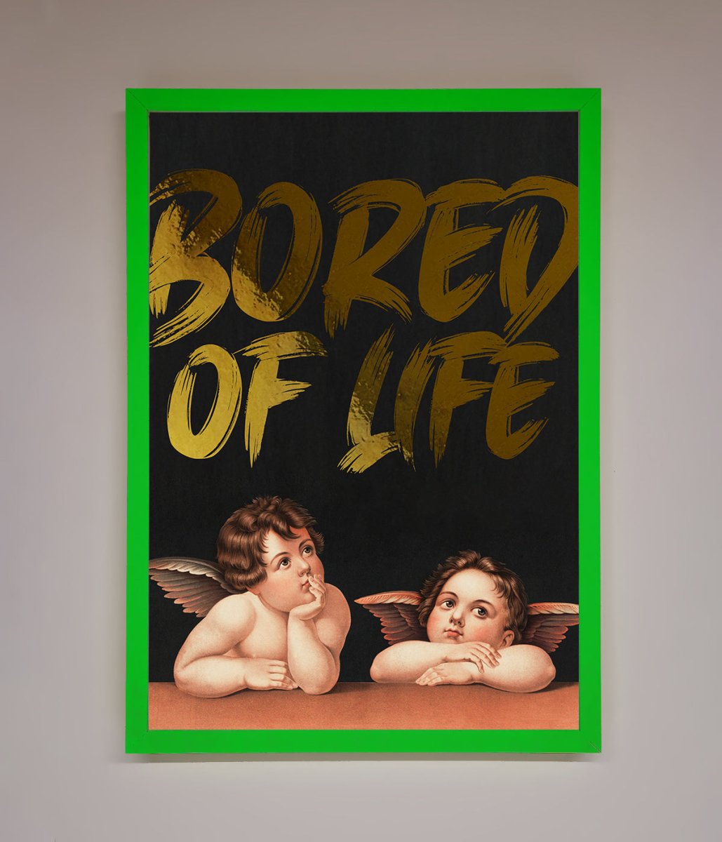 Bored Of Life Foil Print-11