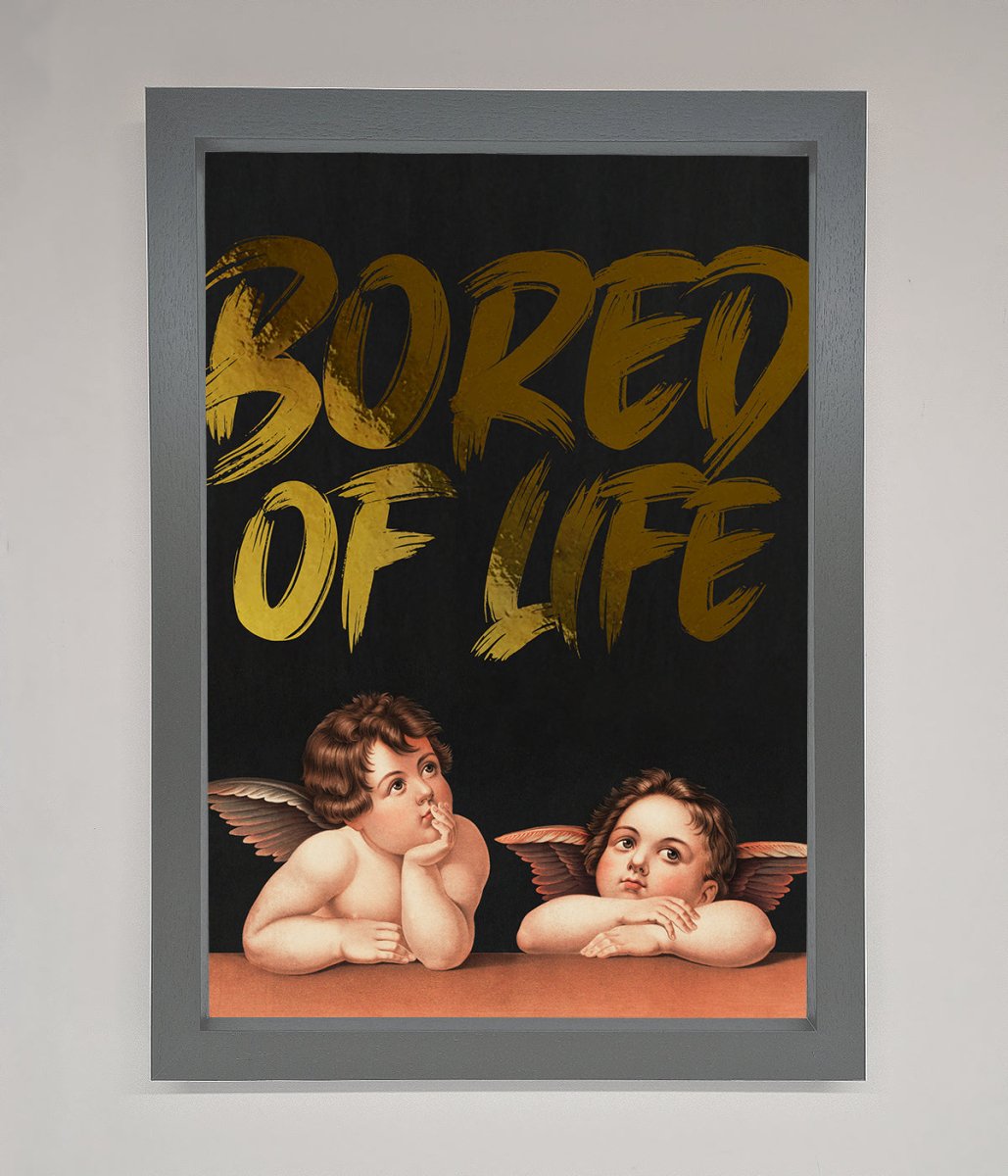 Bored Of Life Foil Print-8
